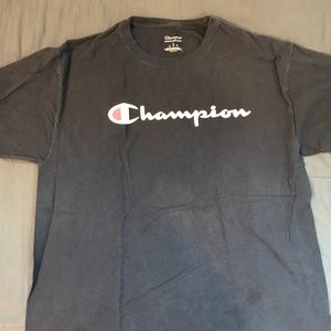 Navy Blue Champion Tee